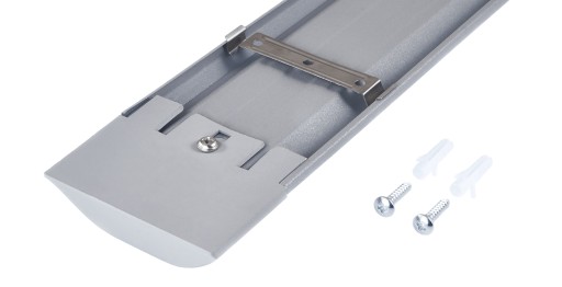 TENKÝ POVRCHOVÝ LED PANEL 18W 0,6M 6000K SIVÁ STROPNÉ OSVETLENIE LAMPY