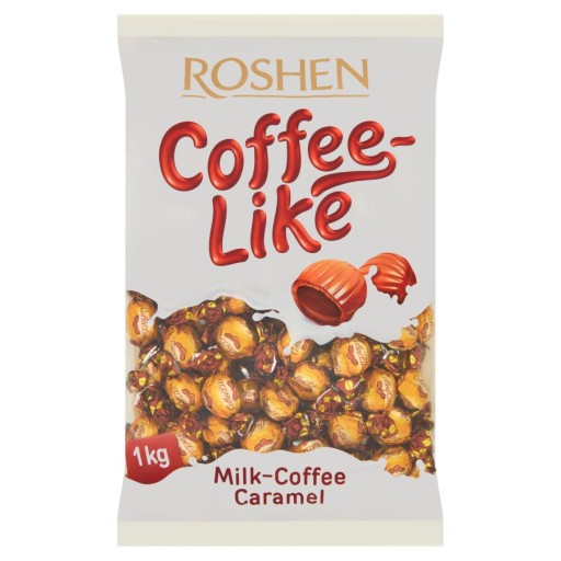 Kávové cukríky Roshen plnené kávou Like 1 kg