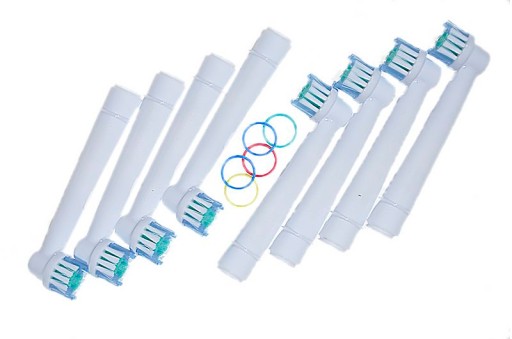 8 ks NÁSTROJE NA PRESNÉ ZUBNÉ KEFKY BRAUN ORAL-B