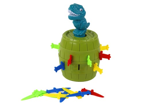 Arkádová hra Dinosaur In Barrel Pop-up Dinosaur
