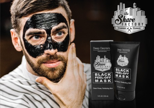 Čierna zlupovacia maska The Shave Factory 150 ml