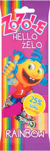 Sour Rainbow Jellies Zozole Hello Żelo Rainbow 75g