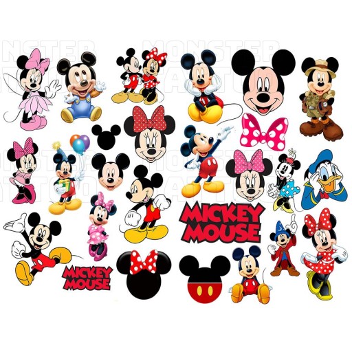 UMÝVAJÚCE DOČASNÉ TETOVANIE PRE DETI MICKEY MOUSE ORIGINÁLNE DIZAJNY