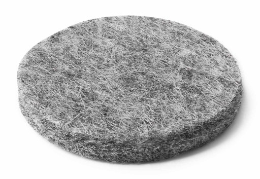Samolepiace okrúhle plstené podložky, sivá 25mm