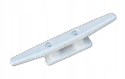 145 mm biela lodná príchytka na kotviace šnúry