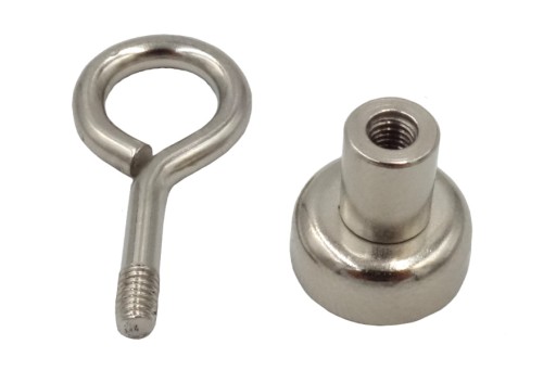 Neodymový magnet 12x5 mm 2,5kg s držiakom EAR