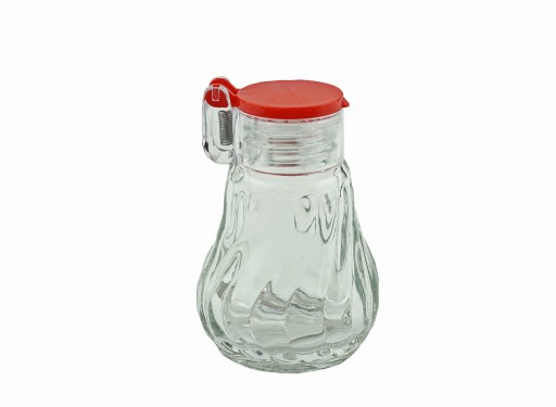 SKOFIL SKLENENÁ SOĽNIČKA S KLAPKOU 50 ML KLAPKA MIX FARBA