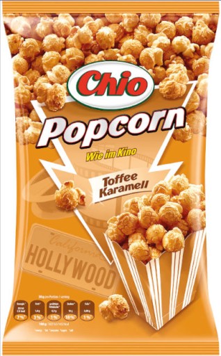 Chio Toffe Karamel Karamelový popcorn 120g