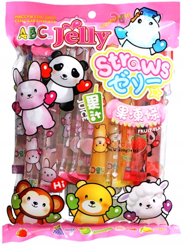 Animal Friends Jelly Slamky Ovocná zmes Želé 400g ABC