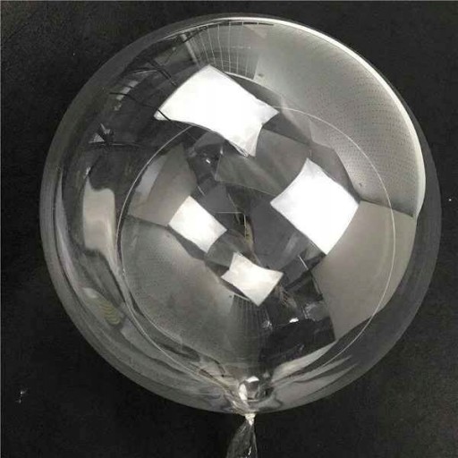 Bobo balón, veľký, priehľadný, XXL, 45 cm, na ozdobu, girlandy