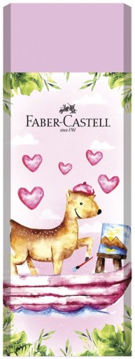 FABER-CASTELL Pastelová guma na mazanie Happy Jungle bez PVC