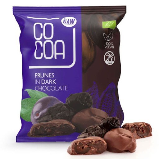 Kalifornské slivky v tmavej čokoláde BIO 70g