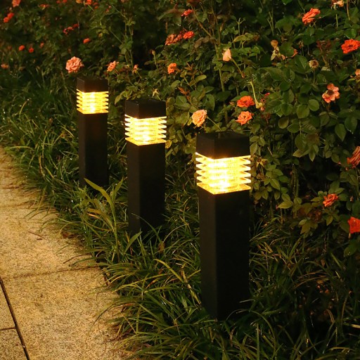 LED solárne svietidlo LED ZÁHRADNÝ STĹP