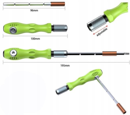 SADA PRESNÝCH SKRUTKOVAČOV 32V1 TORX AUTOSKRUTKOVAČE SADA BITOV