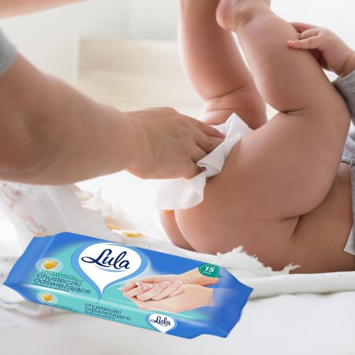 LULA DETSKÉ VLHČENÉ Utierky S ALOE 4x72 ks