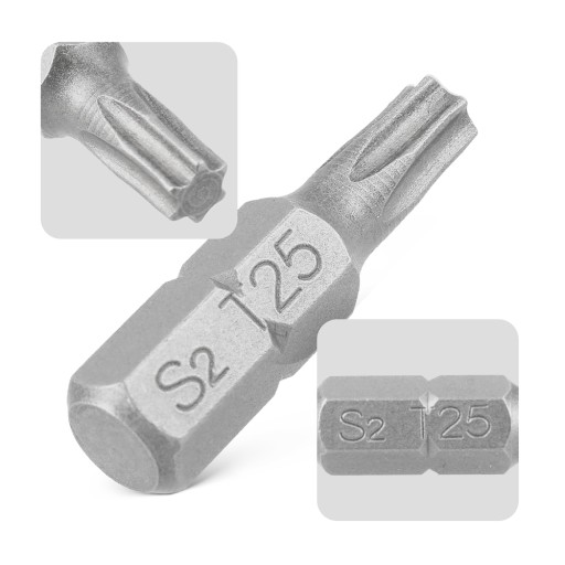 Skrutkovací bit Torx T25x25 1 ks