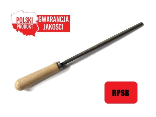 Okrúhly zámočnícky pilník RPSb 200/2 - hladký