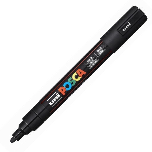 Čierna plagátová fixka Posca PC-5M