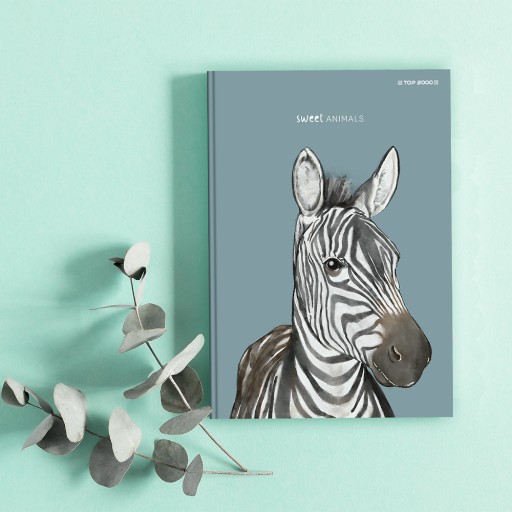 BRULION TOP 2000 SWEET ANIMAL A4 96 listov MRIEŽKA S OKRAJOM