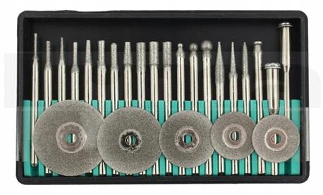 MINI diamantové frézy 25 ks