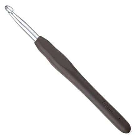 ERGONOMICKÝ Háčik na háčkovanie so 6 mm silikónovou rúčkou