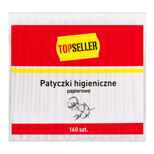 TOPSELLER Papierové hygienické tyčinky 160 ks.