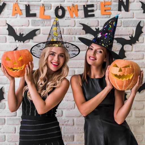 KLOBÚK ČARODEJNICE HALLOWEEN ČARODEŇ KÚZELNÍK YAGA