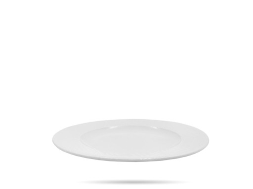 Biely tanier tanier 21 cm River Lubiana