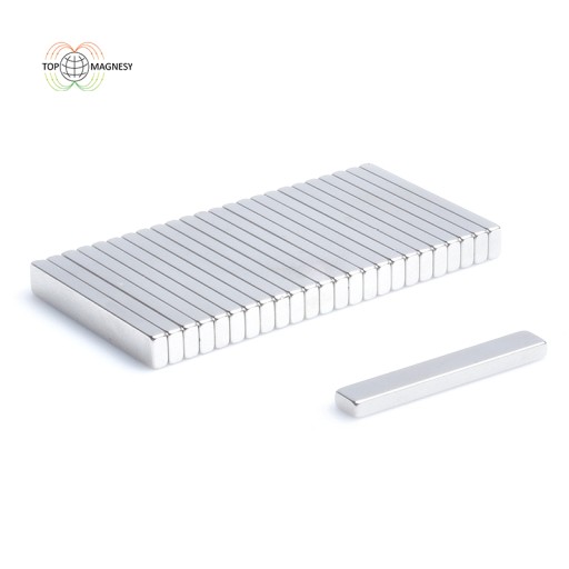 Neodymový tanierový magnet MPŁ 25x4x2 N38 10 ks