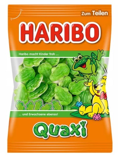 Haribo Quaxi želé žabky s penou 175g DE