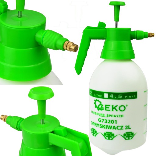 2l ručný postrekovač, svetlo, zámok spúšte GEKO G73201