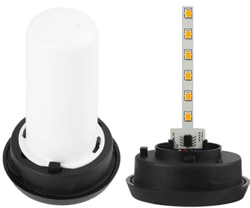 Solárna lampa POCHODNIA plameňový efekt 12 LED P-200