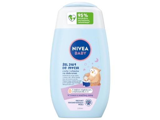 NIVEA BABY Telové mlieko/gél 200ml 2v1 80546