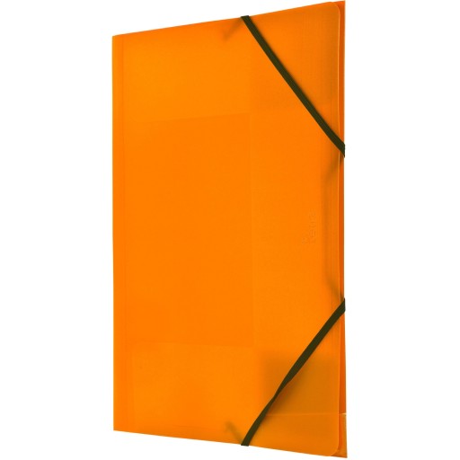 Zložka s gumou v rohoch A4 PP oranžová BT624-