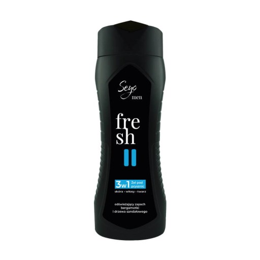 Seyo MEN sprchový gél 3v1 Fresh 400 ml