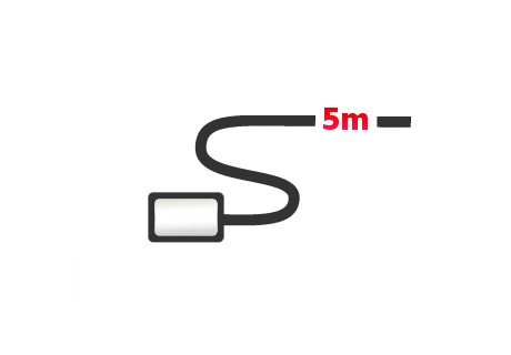 ELEKTRONICKÝ PANEL TEPLOMER SONDA -50+110 DLHÝ - 5M KÁBEL + BATÉRIE