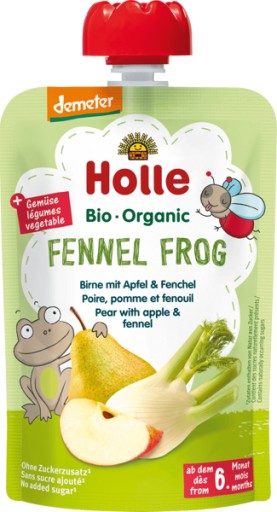 Dill Frog Mousse v tube bez pridaného cukru od 6 mesiacov Demeter BIO 100