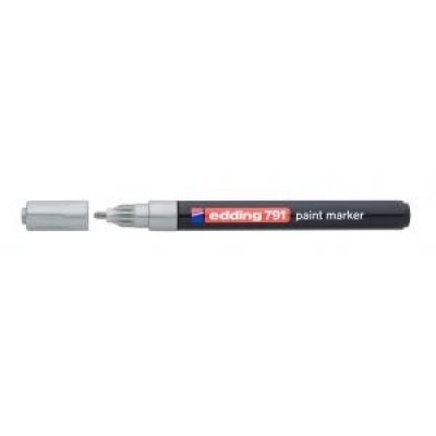 Edding 791 strieborný fix, okrúhly, 1-2 mm