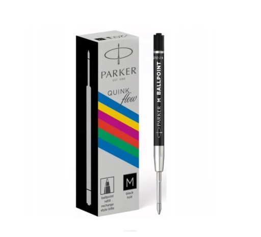 Náplň do guľôčkového pera Parker QuinkFlow Ballpiont Black M