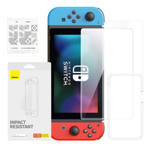 BASEUS ODOLNÉ OCHRANNÉ SKLO NINTENDO SWITCH 2019 2 KS