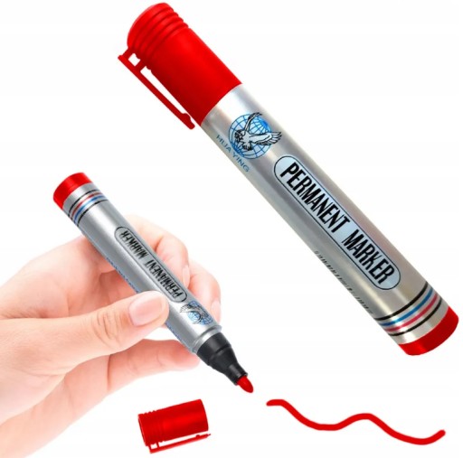 Mazak fix PERMANENT RED VODODOLNÝ