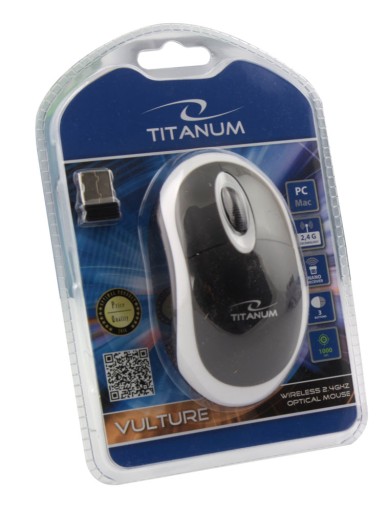 Bezdrôtová USB MYŠ TITANUM VULTURE 2,4 GHz