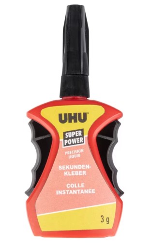 UHU OKAMŽITÉ TEKUTÉ LEPIDLO BEZ SEKÚND VEĽMI SILNÉ 3g