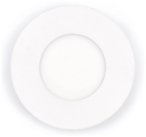 KRÚHLY PODOMIETKOVÝ LED PANEL 3W NEUTRÁLNA BIELE STROPNÁ LAMPA 4500K