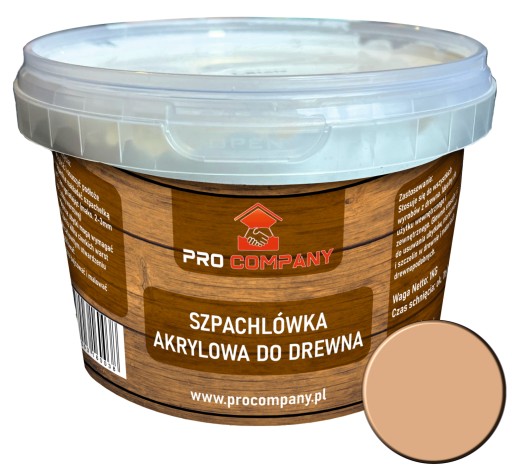 PRO Company Tmel na drevo 1kg Buk prírodný