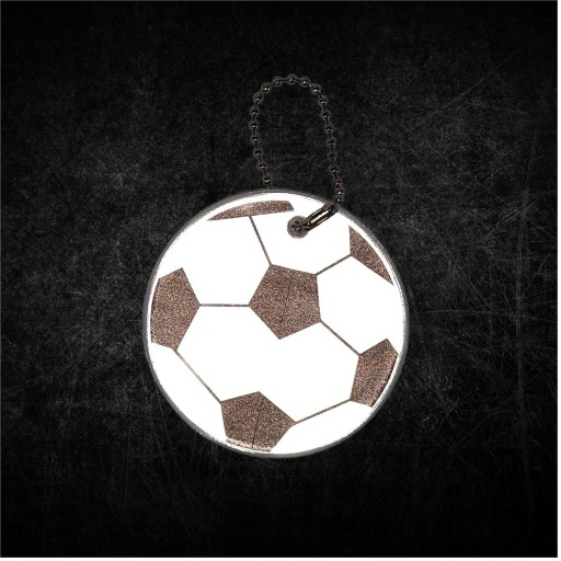 REFLEXNÝ PRÍVESOK KĽÚČENKA REFLEXNÝ PRÍSTROJ NA BATOH NA FUTBAL