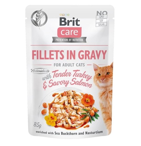Brit Care Cat FG Turkey&Salmon 85g