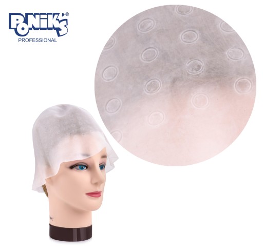 Čiapka na farbenie vlasov s balayage melírom + hrubé háčkovanie