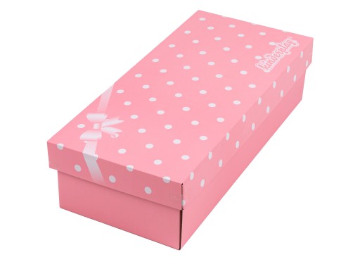 VEĽKÉ KARTÓNOVÉ DARČEKOVÉ BALENIE PRE BÁBIKU 45 cm