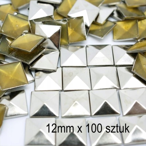 Pyramídy Thermojet Jets Silver 12mm 100 ks